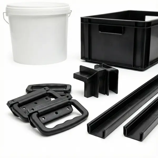 Caja de plastico corrugado coroplast con insertos de eva